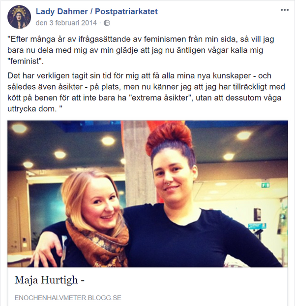 Från antifeminist till feminist